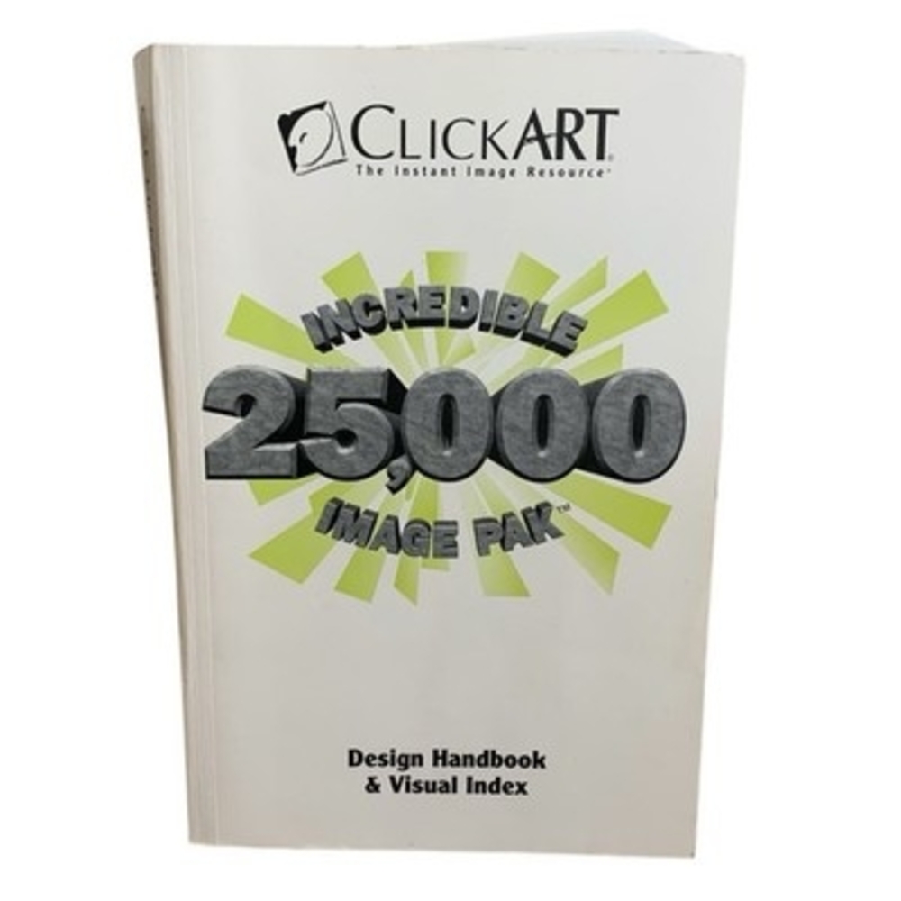 ClickArt Incredible 25,000 Image Pak Design Handbook & Visual Index Book
